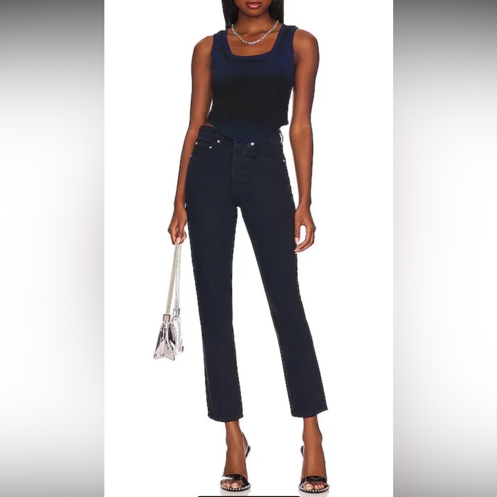 Revolve‎ Grlfrnd karolina High Rise Straight Crop size 26